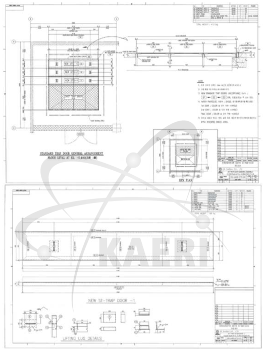 트랩도어 제작 도면