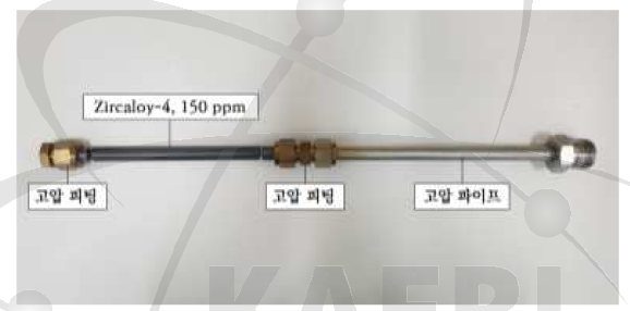 내압 크립시험 후 미조사 Zircaloy-4 피복관