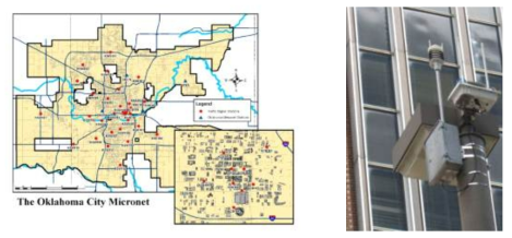 미국, 오클라호마시티 기상관측망