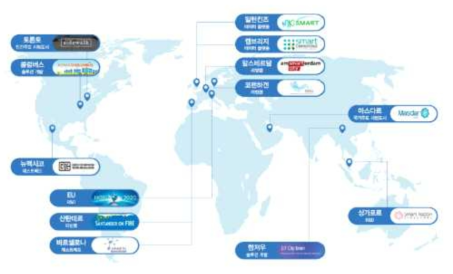 세계 스마트시티 추진 현황(구글 사이트, 화질)