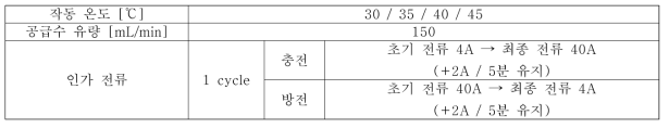 수전해 스택 평가 조건