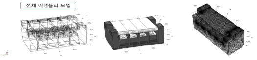 해석 단자대 모델링 및 메쉬 생성