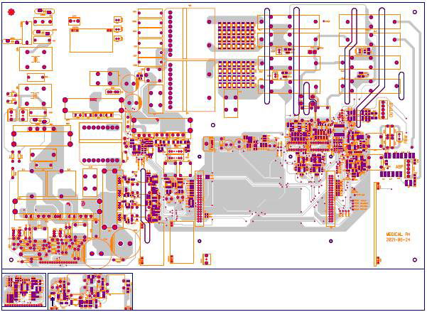 RF전원 메인 PCB 레이아웃