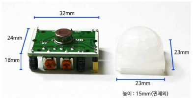 PIR 센서 모듈 및 센서렌즈