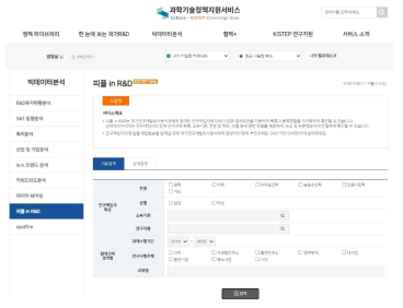 피플 in R&D 화면