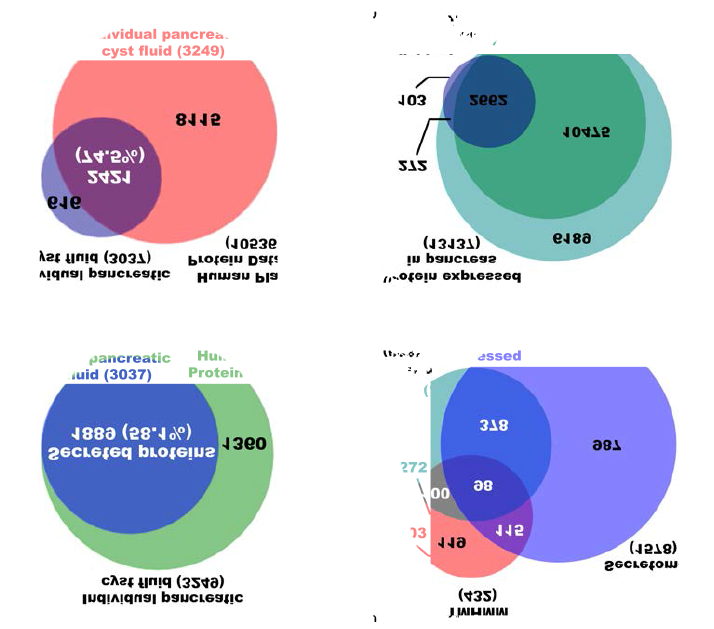 췌장 낭종액에서 동정된 단백질에 대한 바이오인포매틱스 분석 결과