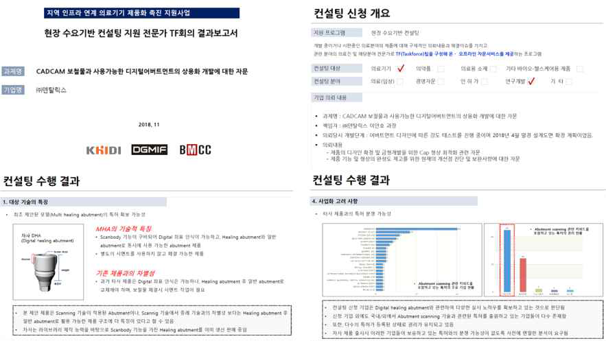 현장 수요기반 컨설팅 사업 보고서 (텐탈릭스)