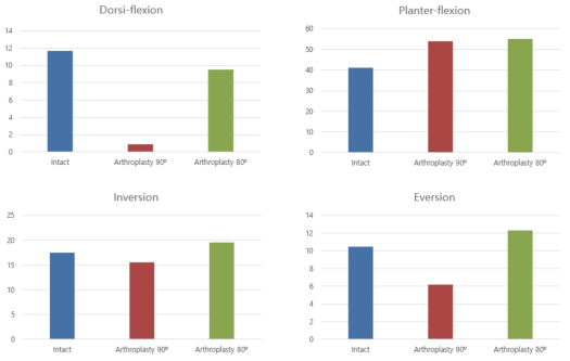 2차 발목관절 실험 결과