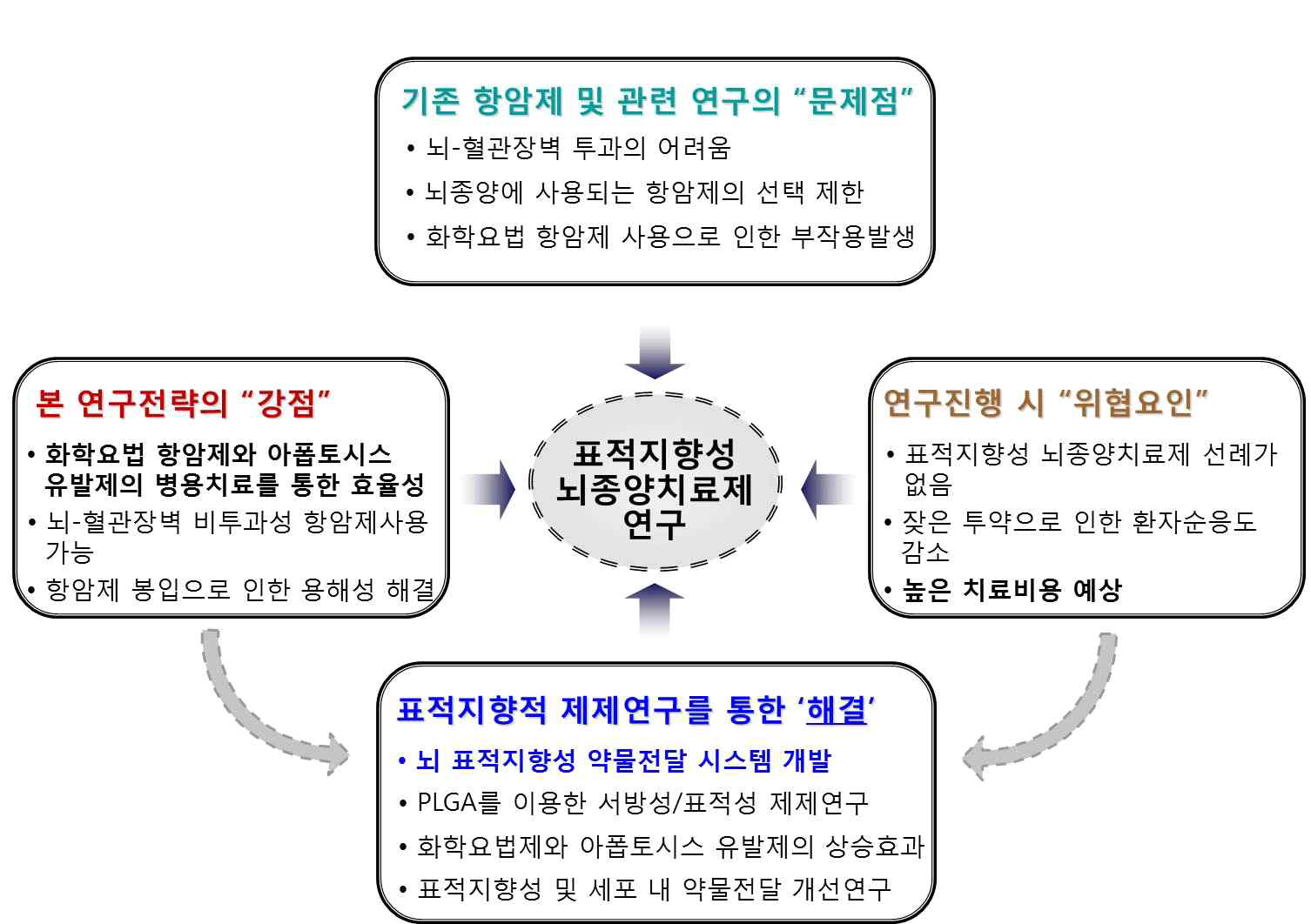 뇌종양 치료제 개발을 위한 문제점과 해결방안