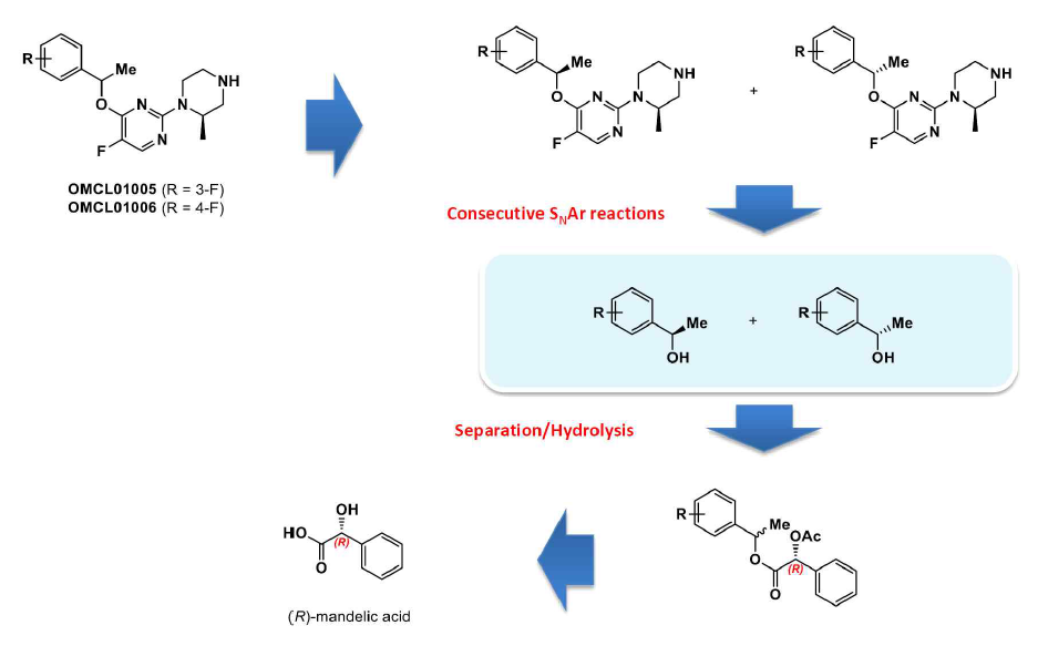 Chiral resolution을 이용한 광학이성질체 합성 방법