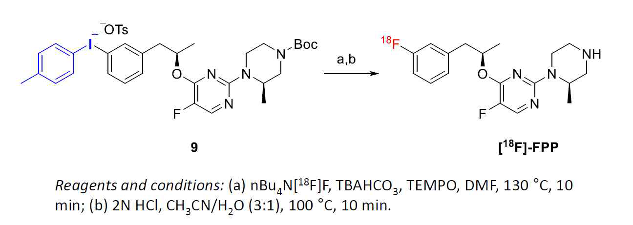 표지화 반응을 이용한 [18F]-FPP의 합성