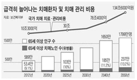 국내 치매환자 동향