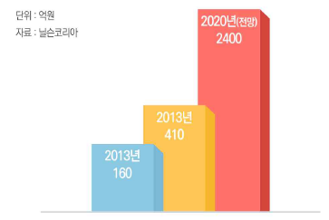 한국 성인용 기저귀 시장 성장 추이