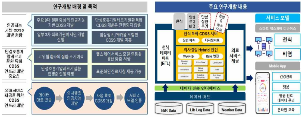 의료 빅데이터 분석 및 CDSS 운영 시스템 개발