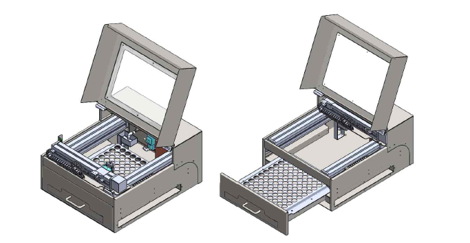 우유 전자동 sampler 장치 3D 2차 설계