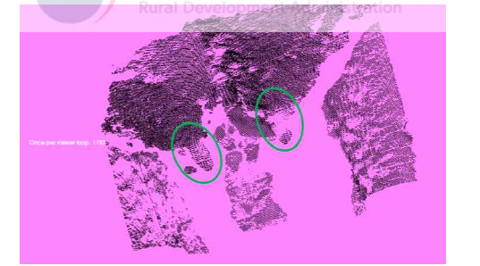 PCL (Point Cloud Library)를 이용한 형상 분석 화면