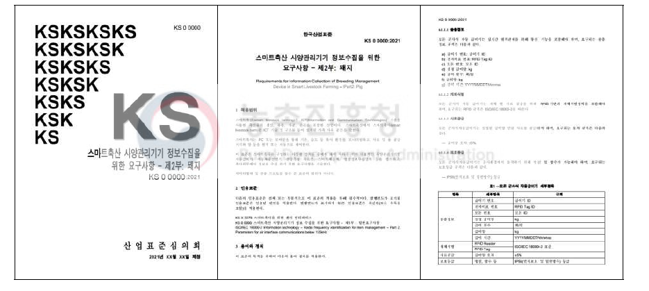 스마트축산 사양관리기기 정보수집을 위한 요구사항 – 제2부 돼지 국가표준(안)