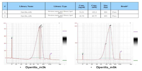 Mate pair (3kb, 5kb) 라이브러리 Quality Check