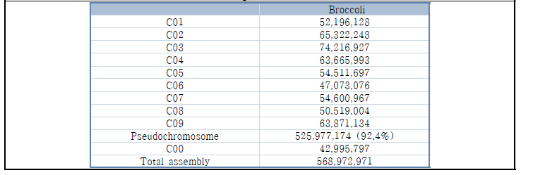 Statistics of anchored chromosome length