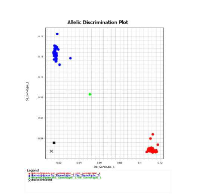 KASP_01 마커 이용 235 수원195호xE.R.(IT030100) Rils genotyping