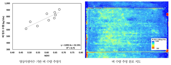 무인비행체 영상 활용 도열병 발생분포 지도 작성