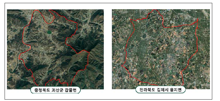 광지역 옥수수 재배지 테스트베드 선정