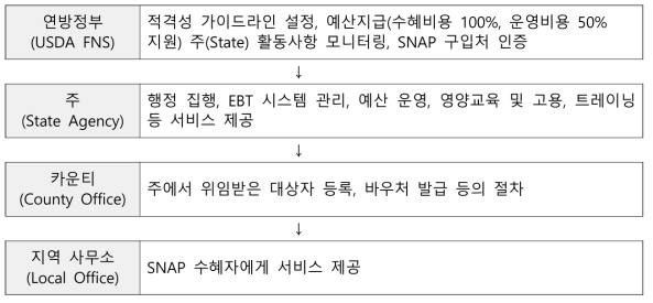 SNAP 추진 조직체계