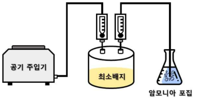 Ammonia gas trapping system