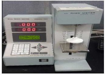 텍스쳐 측정에 사용된 Rheometer