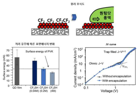 다중 패턴화를 달성하기 위한 얼룩 방지 전략의 모식도와 관련 실험 데이터