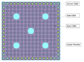 assembly zoning for the 16X16 SBF APR1400 fuel assembly