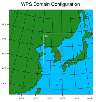 WPS domain Configuration for a CP expansion with Southern Low system type of Kor’easterlies