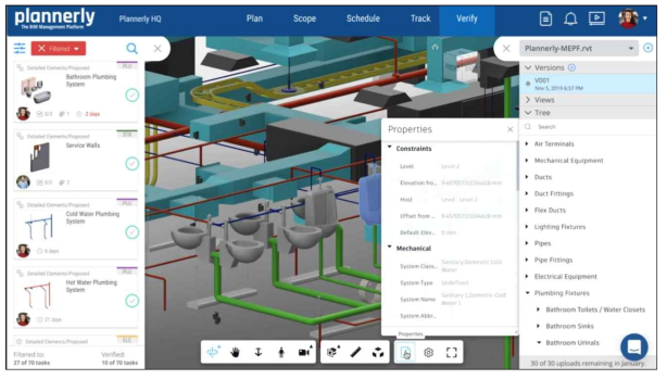 Plannerly의 Verify 기능을 활용한 BIM 정보 요구사항 준수여부 검토