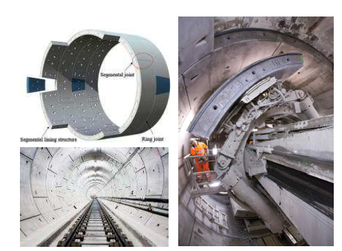 쉴드 TBM 터널 공법의 세그먼트 라이닝