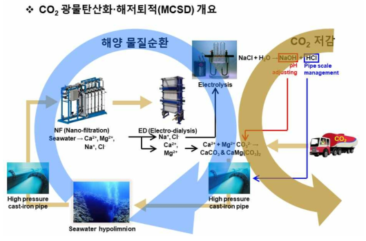 광물탄산화·해저퇴적(MCSD) 개요