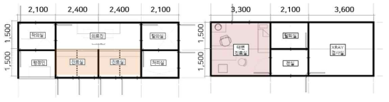 3×9m 선별진료소 설계 사례