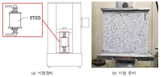 인장성능 시험장비 및 설치