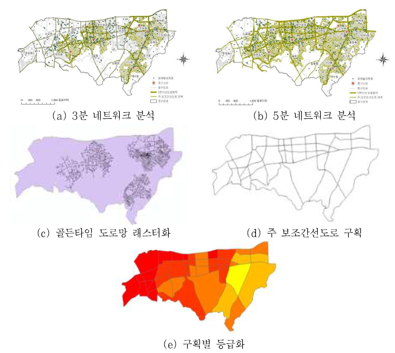 119안전센터 서비스 권역 분석단계