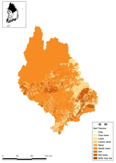 한강유역 토양특성
