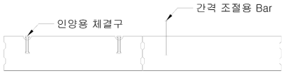 슬래브 모듈 위치 조절을 위한 시공 상세의 개요