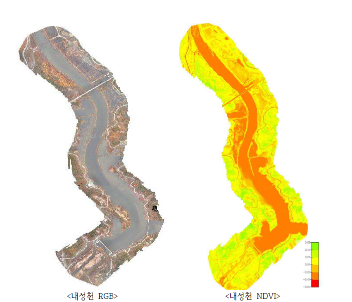 UAV/USV를 이용한 공간시각화 결과(2019년 11월)