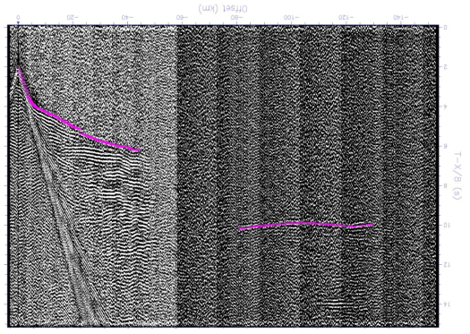 Record section of OBS C16