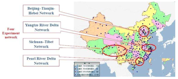 Deployment of wind profiler belong to China(Year : 2014)