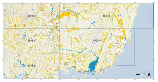 제4기 지질도 부산도폭 설명서 구역 설정