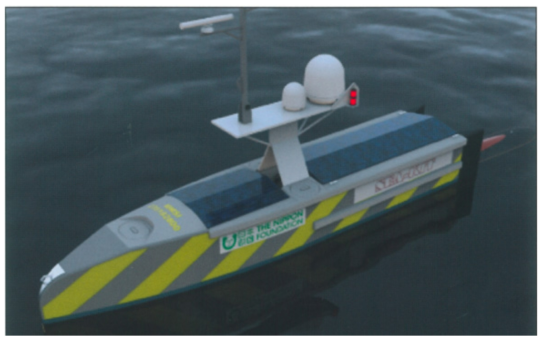영국 Hushcraft Inc. 설계, 제작한 SEA-KIT 무인해면선박(Unmanned Surface Vehicle; USV) (출처: GEBCO 참조)
