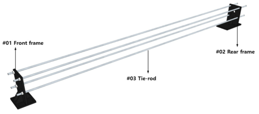 Axial frame 3D view