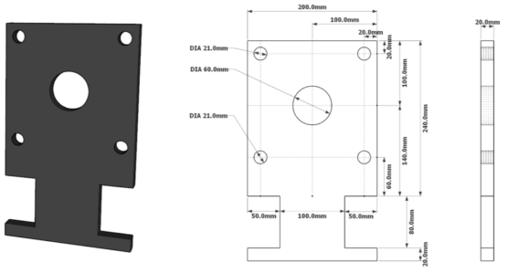 Gas gun – Cylinder supporter