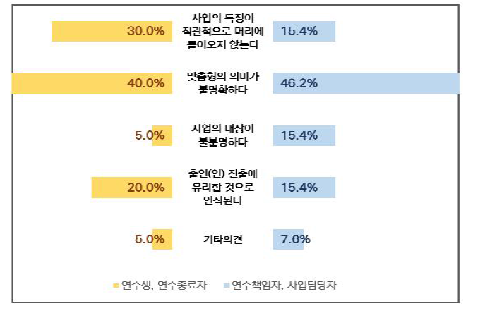 사업명 부적절 이유