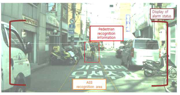 Pedestrian appears in front