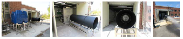 소음기 및 물탱크 설치/작동 사진들